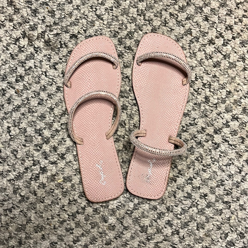 Glittery sandals
